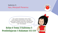 Kunci Jawaban Kelas 6 SD Halaman 115 116 117 118 119 Tema 3 Subtema 3 Pembelajaran 1 Ayo Jadi Penemu