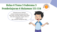 Kunci Jawaban Kelas 6 Tema 3 Halaman 151 153 154 Buku Tematik Subtema 3 Ayo Jadi Penemu