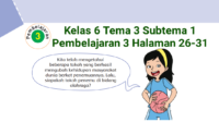 Kunci jawaban tema 3 kelas 6