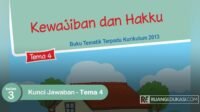 KUNCI JAWABAN Kelas 3 Tema 4 Halaman 18 19 20 21 22 Buku Tematik Siswa SD Subtema 1 Pembelajaran 3 Kewajiban dan Hakku di Rumah