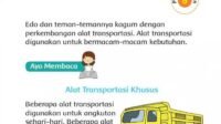 KUNCI JAWABAN Kelas 3 SD TEMA 7 Halaman 207 208 209 210 Alat Transportasi Khusus