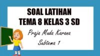 Latihan SOAL Kelas 3 SD Tema 8 Subtema 1 Aku Anggota Pramuka dan Kunci Jawaban Soal Essay dan Pilihan Ganda