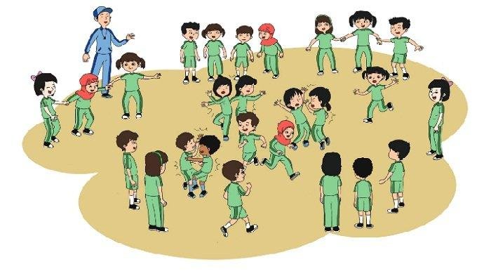 KUNCI JAWABAN Kelas 2 SD Tema 1 Halaman 125 126 127 128 Buku Tematik Siswa Judul Pengamalan Sila Ketiga Pancasila