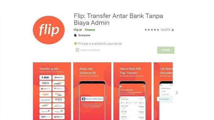 Cara Instal Aplikasi Flip Transfer Gratis Antar Bank dan Hasilkan Uang Hemat Menguntungkan