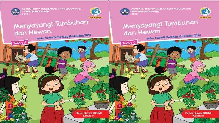 KUNCI JAWABAN Kelas 3 SD Tema 2 Halaman 23 24 25 dan 20 21 22 Buku Tematik Siswa Subtema 1 Menyayangi Tumbuhan dan Hewan