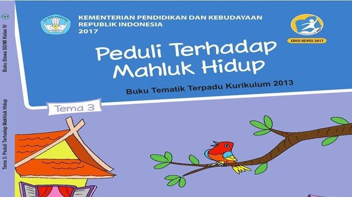 KUNCI JAWABAN Kelas 4 SD Tema 3 Halaman 7 8 9 10 11 12 13 14 Buku Tematik Siswa Subtema 1 Pembelajaran 2 Hewan dan Tumbuhan di Lingkungan Rumahku