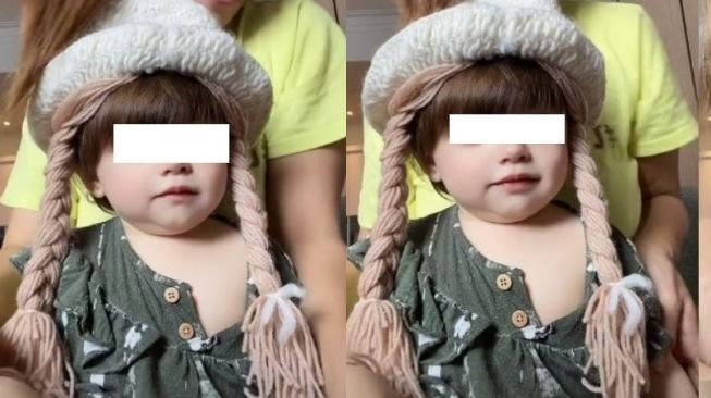 Bayi cantik dikira boneka (tiktok.com/@alanamosel)