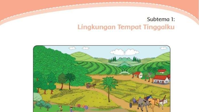 KUNCI JAWABAN Soal Tematik Kelas 4 SD Tema 8 Halaman 4 5 8 9 10 Subtema 1 Pembelajaran 1 Judul Daerah Tempat Tinggalku