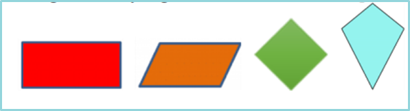 Berilah tanda (√) pada bangun datar yang memiliki simetri putar dan tanda (×) pada bangun datar yang tidak memiliki simetri putar.