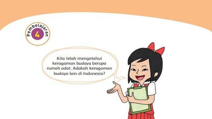KUNCI JAWABAN SOAL Kelas 4 SD Tema 7 Hal 70 71 72 73 74 75 76 Buku Tematik Siswa Subtema 2 Indahnya Keragaman Budaya Negeriku