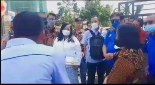 Unjuk rasa PHK sepihak unilever (tiktok.com/@silvana_moba)
