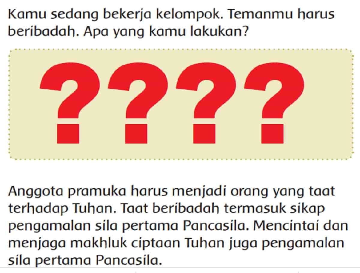 Kamu Sedang Bekerja Kelompok Temanmu Harus Beribadah Apa yang Kamu Lakukan Kamu Sedang Bekerja Kelompok Temanmu Harus Beribadah Apa yang Kamu Lakukan