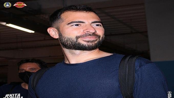 Calon pemain Timnas Indonesia, Jordi Amat, tiba di Indonesia pada Sabtu (14/5/2022) malam, WIB.