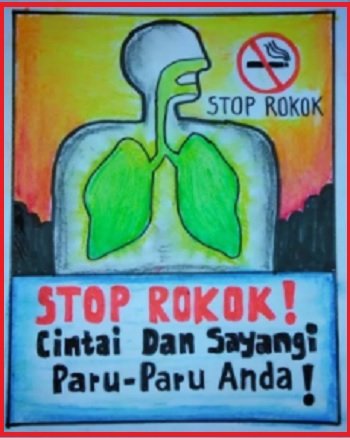 kalimat ajakan untuk merawat organ pernapasan