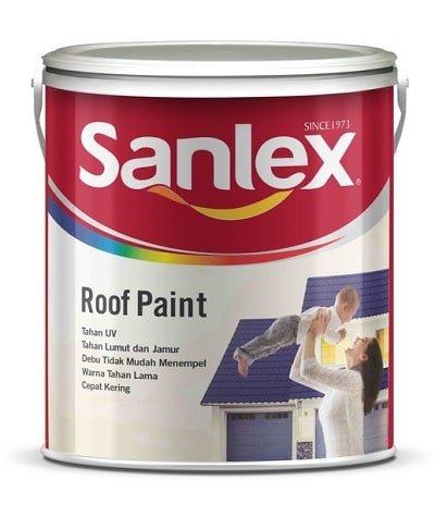Cat Genteng Sanlex 5 kg Sanlex Roof Paint