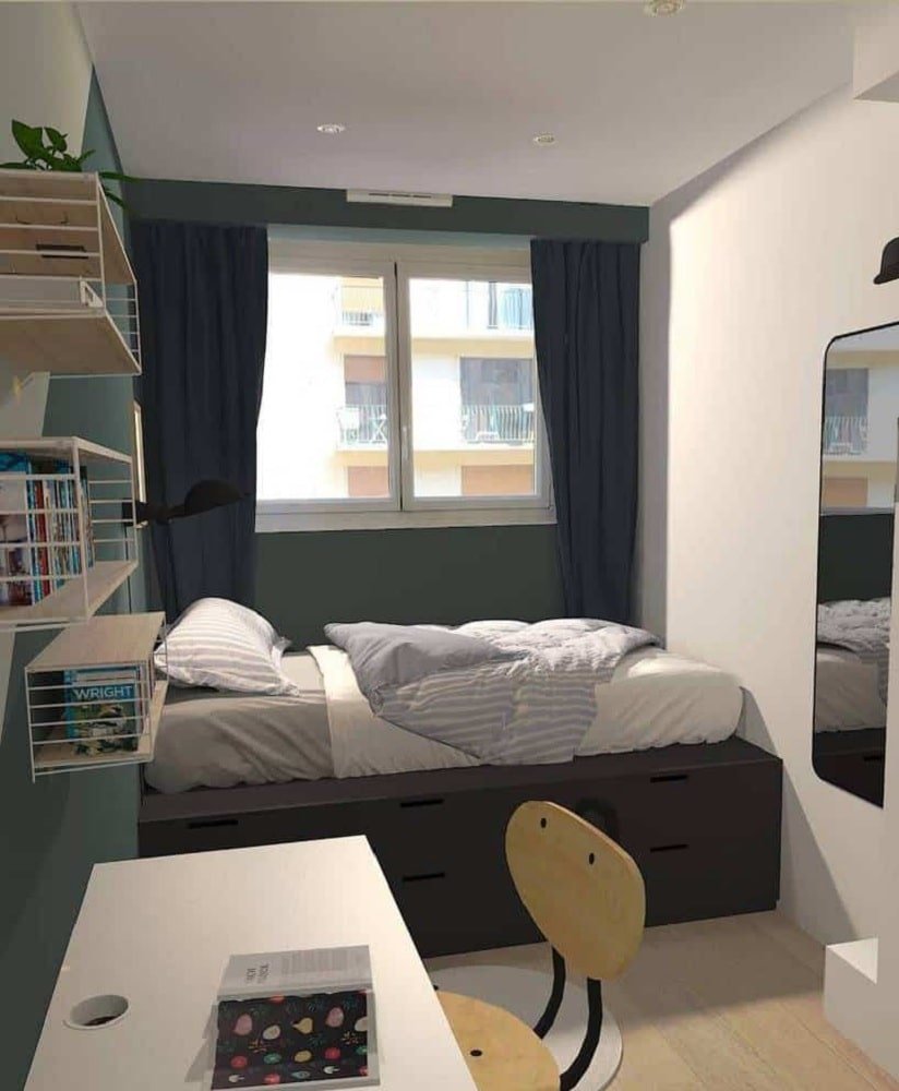 Kamar Tidur Sempit Remaja
