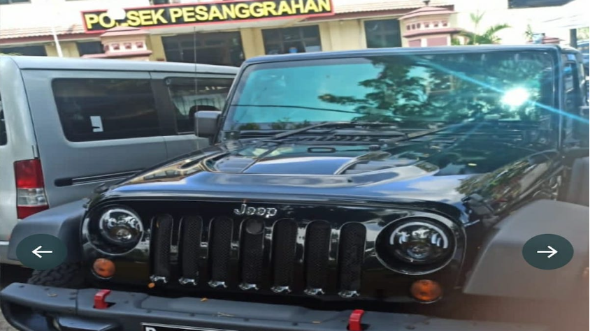 Potret Jeep Rubicon milik Mario Dandy (Foto: Twitter/@hateisworthless)