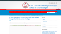 tampilan website https://pusatibi.or.id