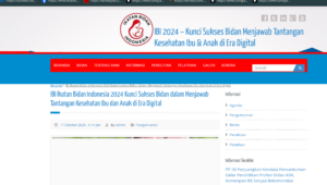 tampilan website https://pusatibi.or.id