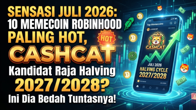 Sensasi Juli 2026: 10 Memecoin Robinhood Paling Hot, CASHCAT Kandidat Raja Halving 2027/2028? Ini Dia Bedah Tuntasnya!