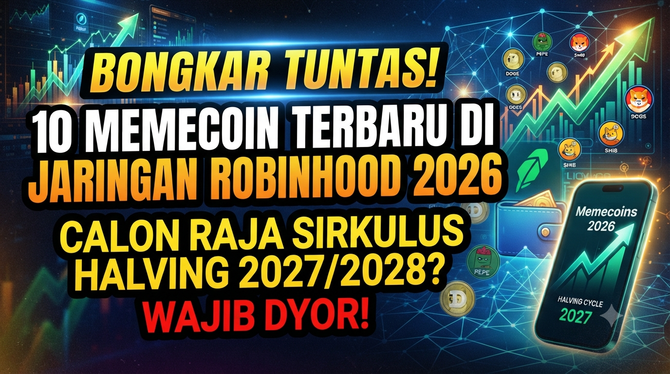 Bongkar Tuntas! 10 Memecoin Terbaru di Jaringan Robinhood 2026: Calon Raja Sirkulus Halving 2027/2028? Wajib DYOR!