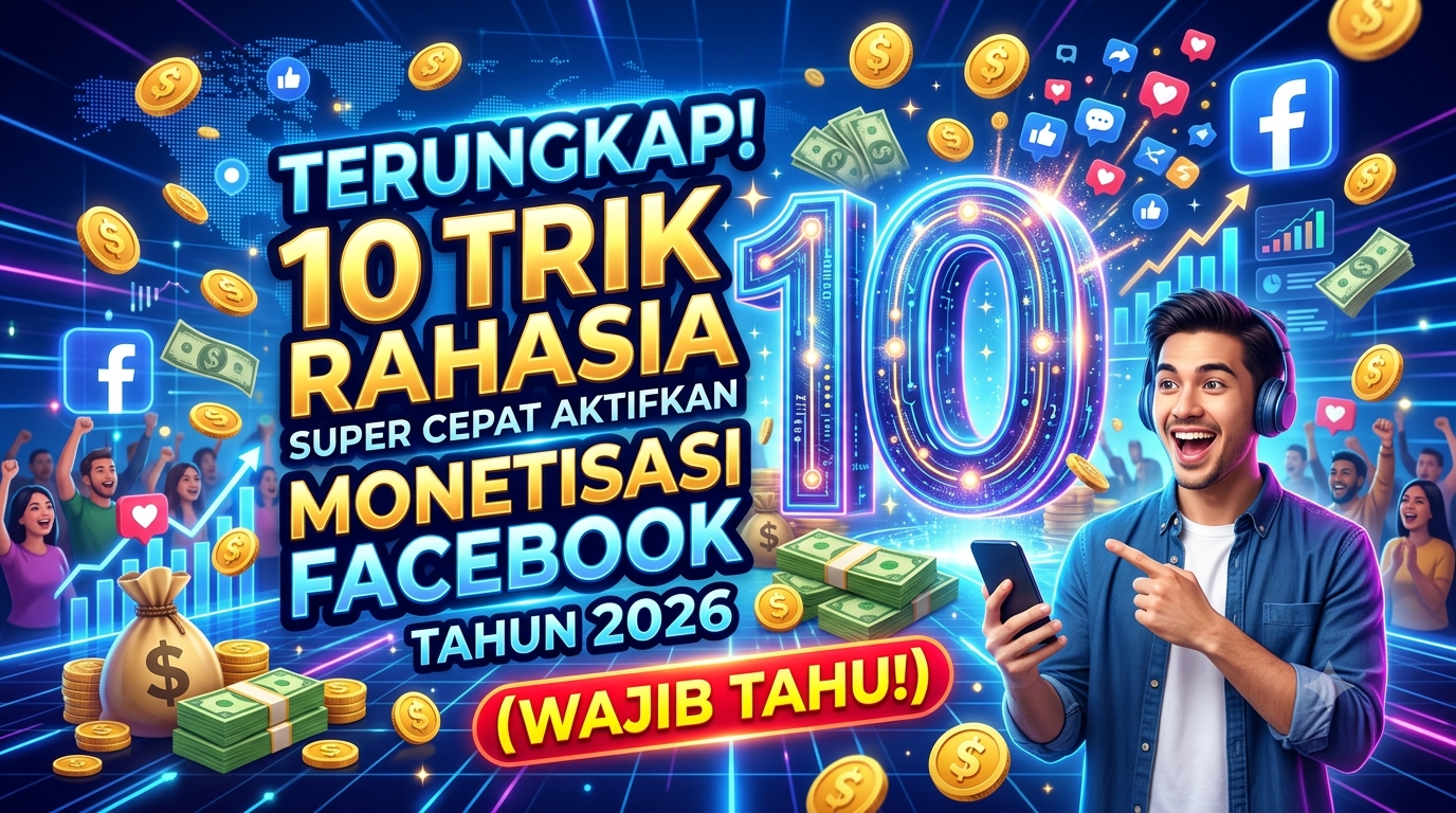 Terungkap! 10 Trik Rahasia Super Cepat Aktifkan Monetisasi Facebook di Tahun 2026 (Wajib Tahu!)