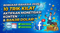 Bongkar Rahasia 2026 10 Trik Kilat Aktifkan Monetisasi Konten Facebook & Banjir Dolar! Bongkar Rahasia 2026: 10 Trik Kilat Aktifkan Monetisasi Konten Facebook & Banjir Dolar!