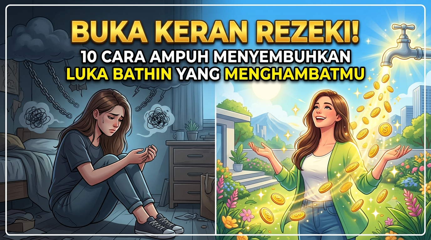 Buka Keran Rezeki! 10 Cara Ampuh Menyembuhkan Luka Bathin yang Menghambatmu
