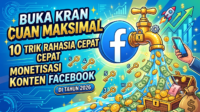 Buka Kran Cuan Maksimal: 10 Trik Rahasia Cepat Monetisasi Konten Facebook di Tahun 2026