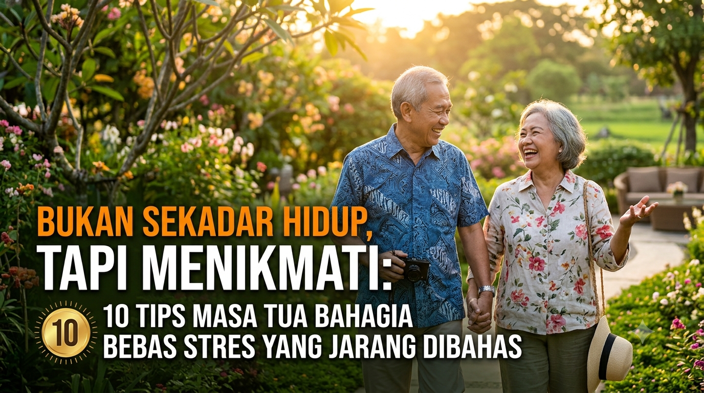 Bukan Sekadar Hidup, Tapi Menikmati: 10 Tips Masa Tua Bahagia Bebas Stres yang Jarang Dibahas