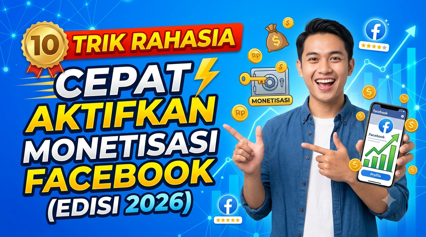 10 Trik Rahasia Cepat Mengaktifkan Fitur Monetisasi Konten di Facebook (Edisi 2026)