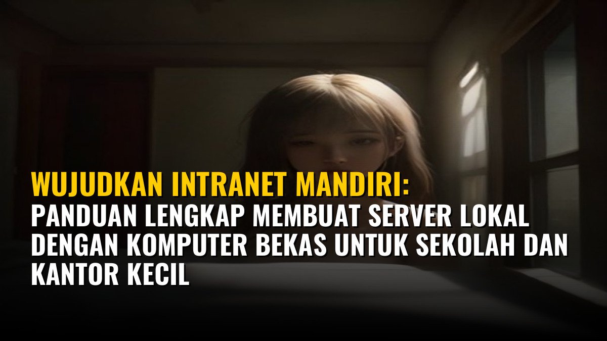 Wujudkan Intranet Mandiri: Panduan Lengkap Membuat Server Lokal dengan Komputer Bekas untuk Sekolah dan Kantor Kecil