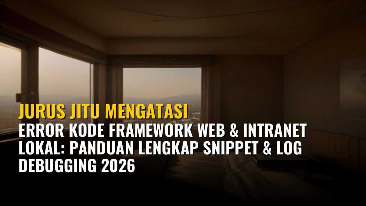 Jurus Jitu Mengatasi Error Kode Framework Web & Intranet Lokal: Panduan Lengkap Snippet & Log Debugging 2026
