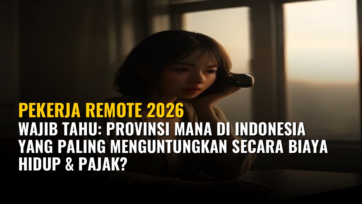 Pekerja Remote 2026 Wajib Tahu: Provinsi Mana di Indonesia yang Paling Menguntungkan Secara Biaya Hidup & Pajak?