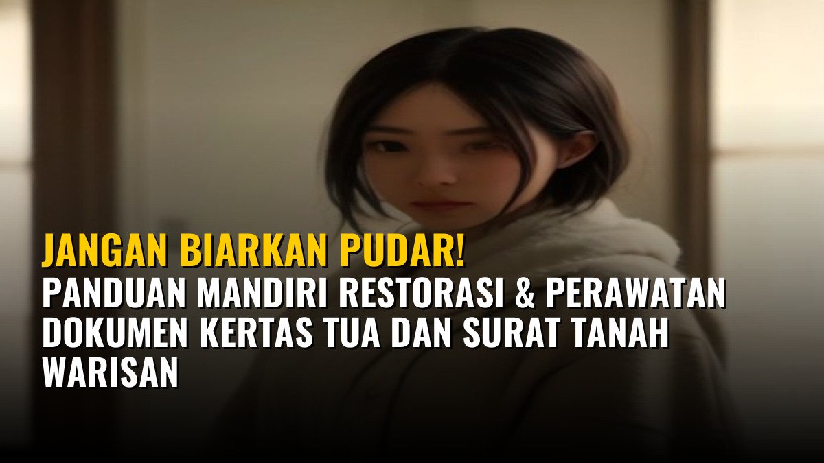 Jangan Biarkan Pudar! Panduan Mandiri Restorasi & Perawatan Dokumen Kertas Tua dan Surat Tanah Warisan