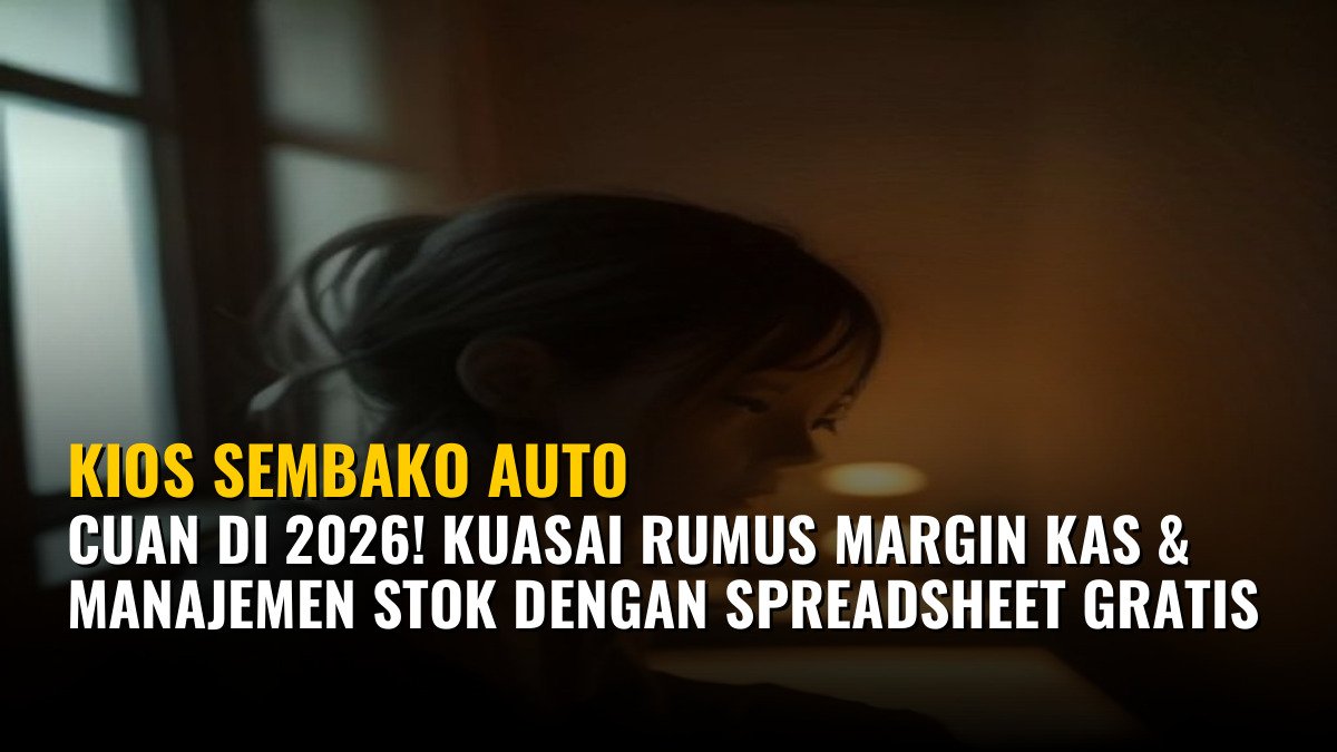 Kios Sembako Auto Cuan di 2026! Kuasai Rumus Margin Kas & Manajemen Stok dengan Spreadsheet Gratis