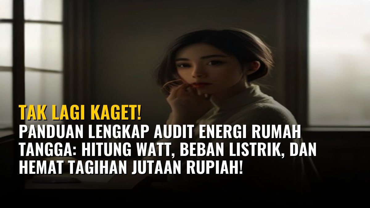 Tak Lagi Kaget! Panduan Lengkap Audit Energi Rumah Tangga: Hitung Watt, Beban Listrik, dan Hemat Tagihan Jutaan Rupiah!