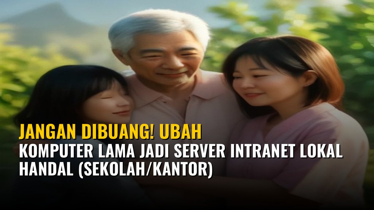 Jangan Dibuang! Ubah Komputer Lama Jadi Server Intranet Lokal Handal (Sekolah/Kantor)