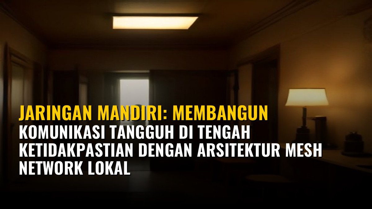 Jaringan Mandiri: Membangun Komunikasi Tangguh di Tengah Ketidakpastian dengan Arsitektur Mesh Network Lokal