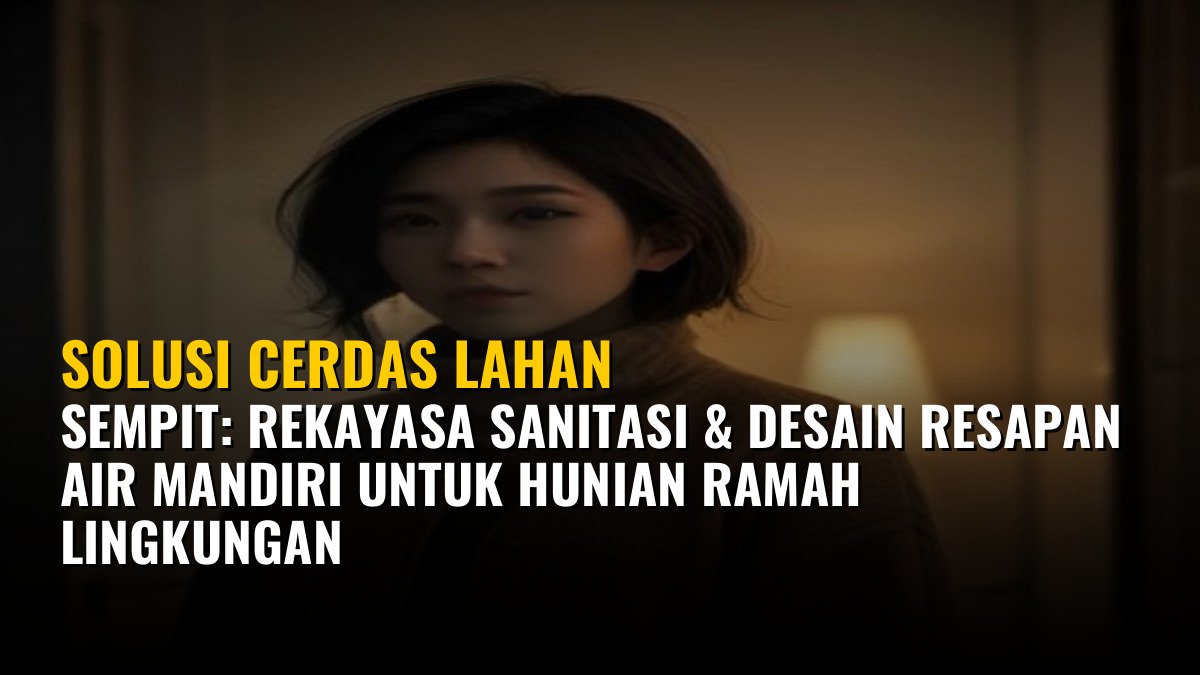 Solusi Cerdas Lahan Sempit: Rekayasa Sanitasi & Desain Resapan Air Mandiri untuk Hunian Ramah Lingkungan