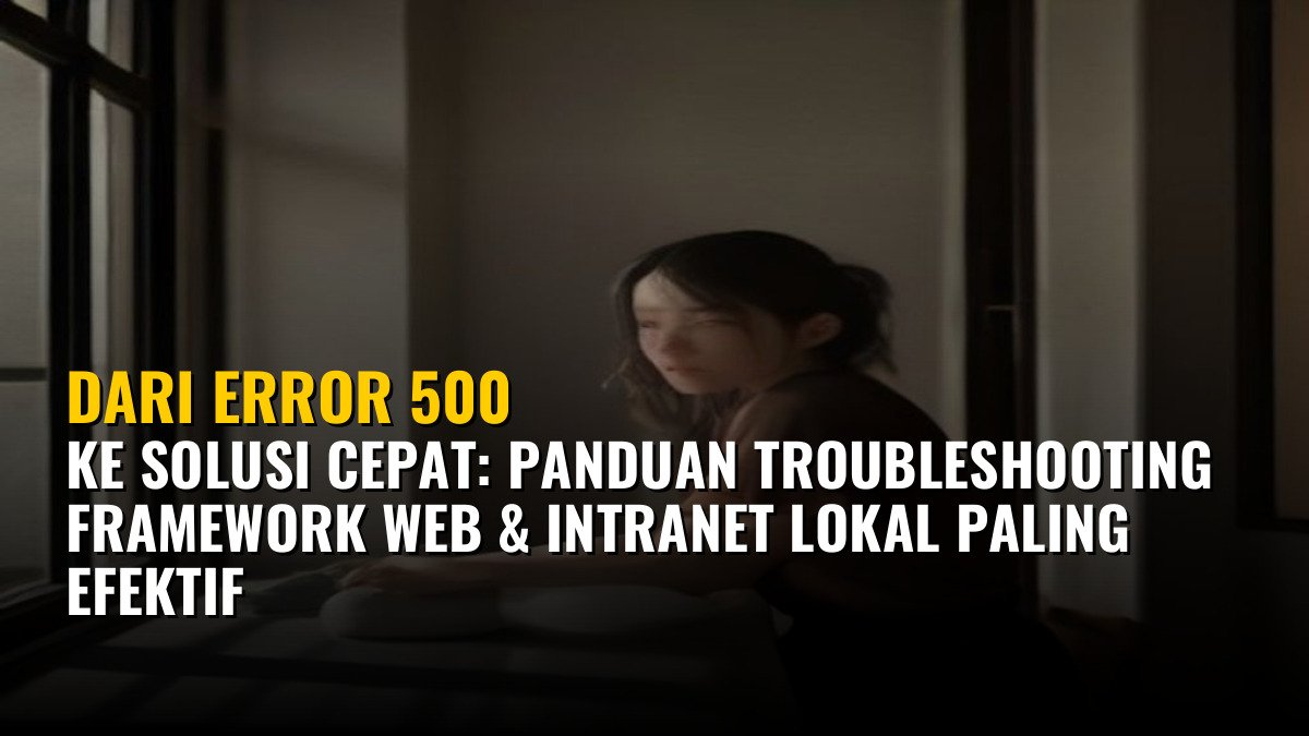 Dari Error 500 ke Solusi Cepat: Panduan Troubleshooting Framework Web & Intranet Lokal Paling Efektif