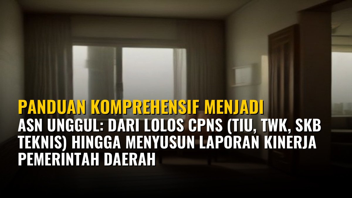 Panduan Komprehensif Menjadi ASN Unggul: Dari Lolos CPNS (TIU, TWK, SKB Teknis) hingga Menyusun Laporan Kinerja Pemerintah Daerah