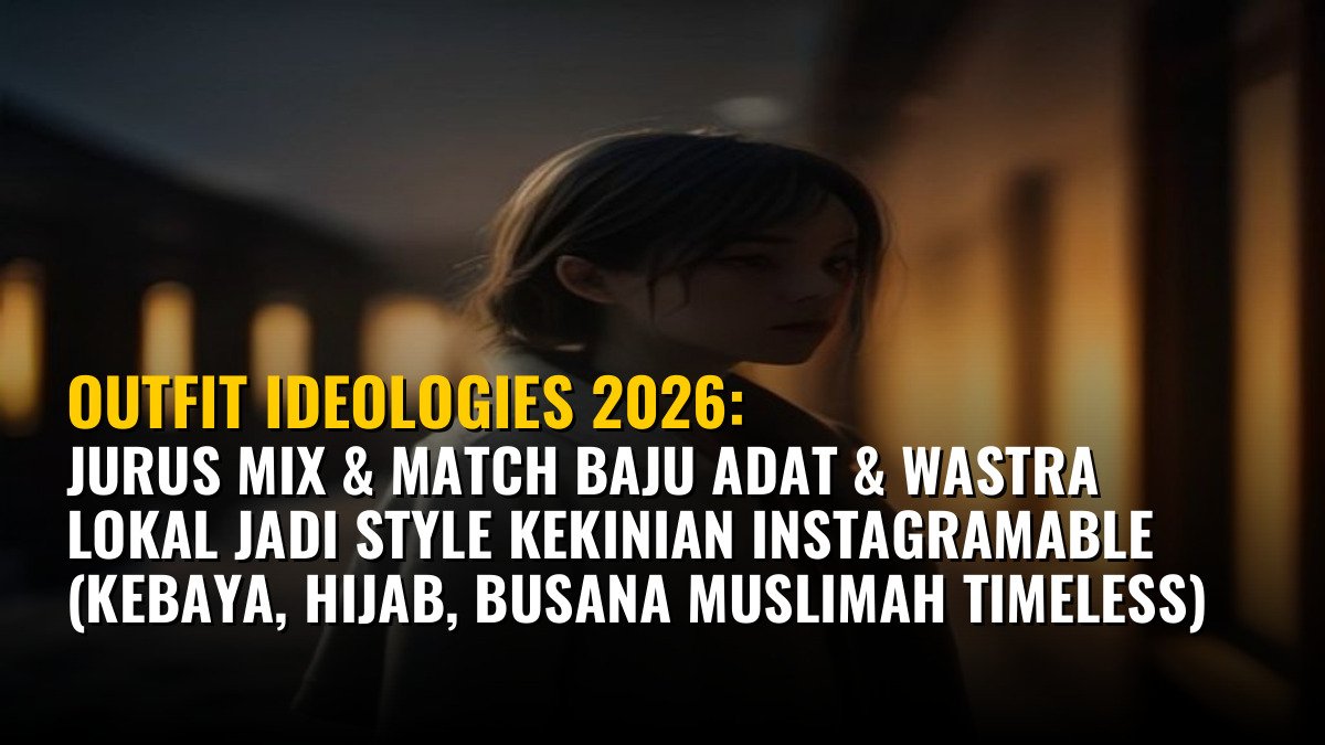 Outfit Ideologies 2026: Jurus Mix & Match Baju Adat & Wastra Lokal Jadi Style Kekinian Instagramable (Kebaya, Hijab, Busana Muslimah Timeless)