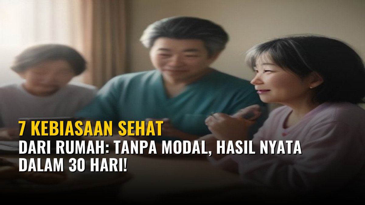 7 Kebiasaan Sehat dari Rumah: Tanpa Modal, Hasil Nyata dalam 30 Hari!