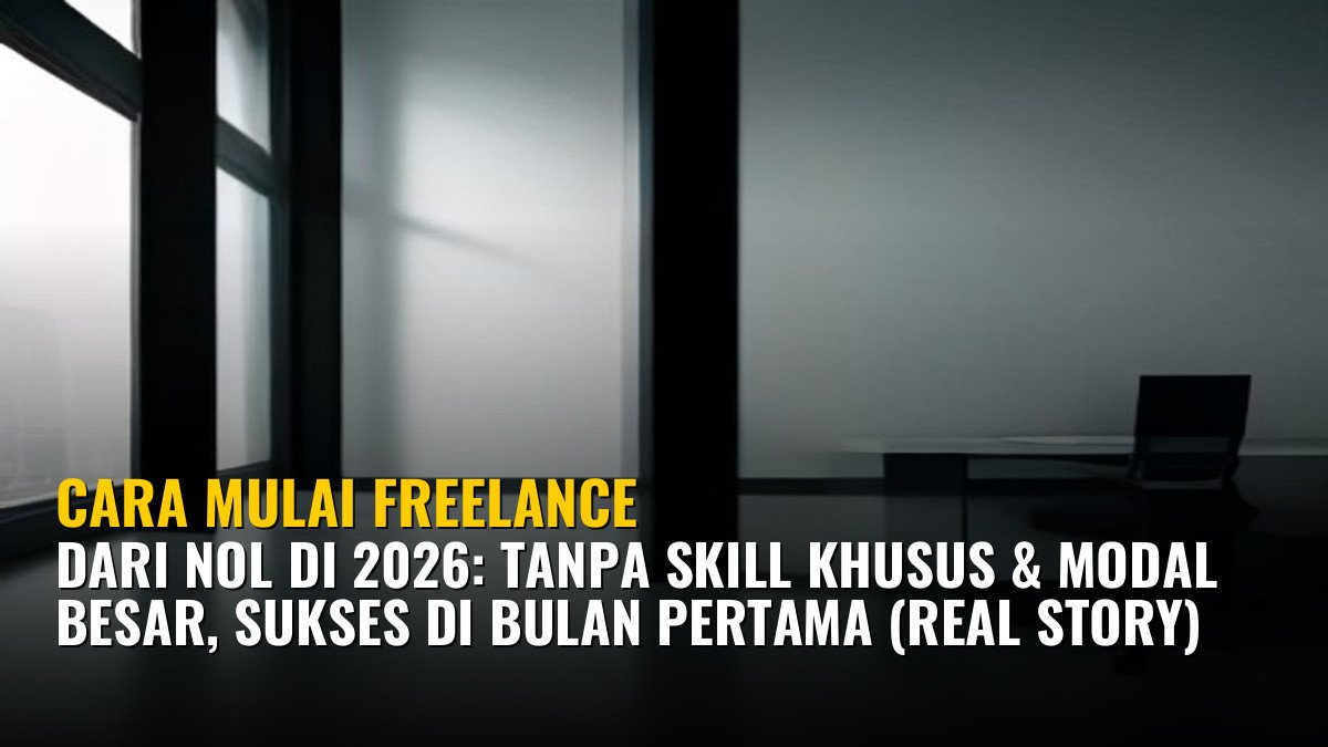 Cara Mulai Freelance dari Nol di 2026: Tanpa Skill Khusus & Modal Besar, Sukses di Bulan Pertama (Real Story)