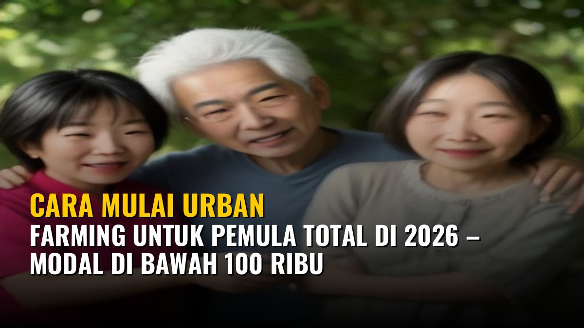Cara Mulai Urban Farming untuk Pemula Total di 2026 – Modal di Bawah 100 Ribu
