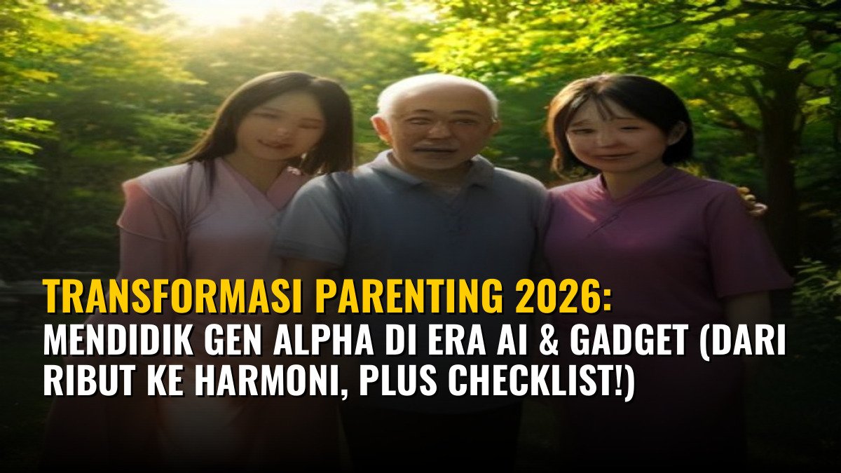 Transformasi Parenting 2026: Mendidik Gen Alpha di Era AI & Gadget (Dari Ribut ke Harmoni, Plus Checklist!)