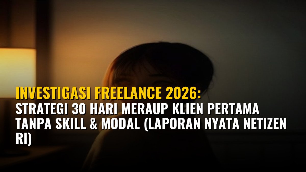 Investigasi Freelance 2026: Strategi 30 Hari Meraup Klien Pertama Tanpa Skill & Modal (Laporan Nyata Netizen RI)
