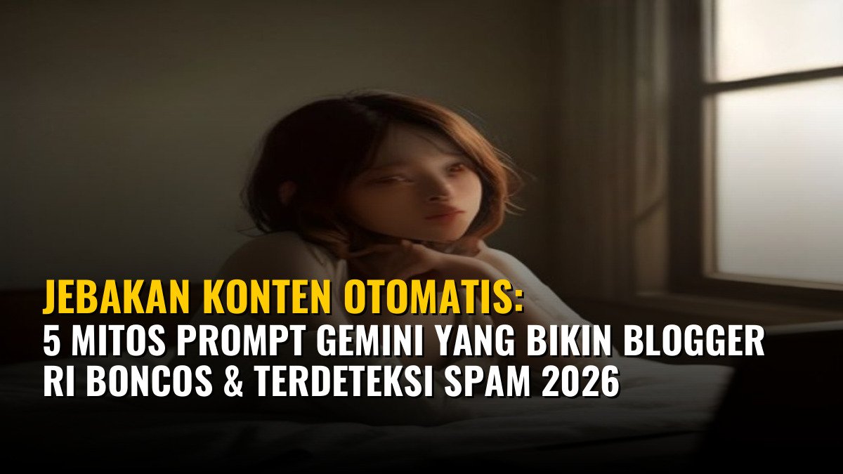 Jebakan Konten Otomatis: 5 Mitos Prompt Gemini yang Bikin Blogger RI Boncos & Terdeteksi Spam 2026