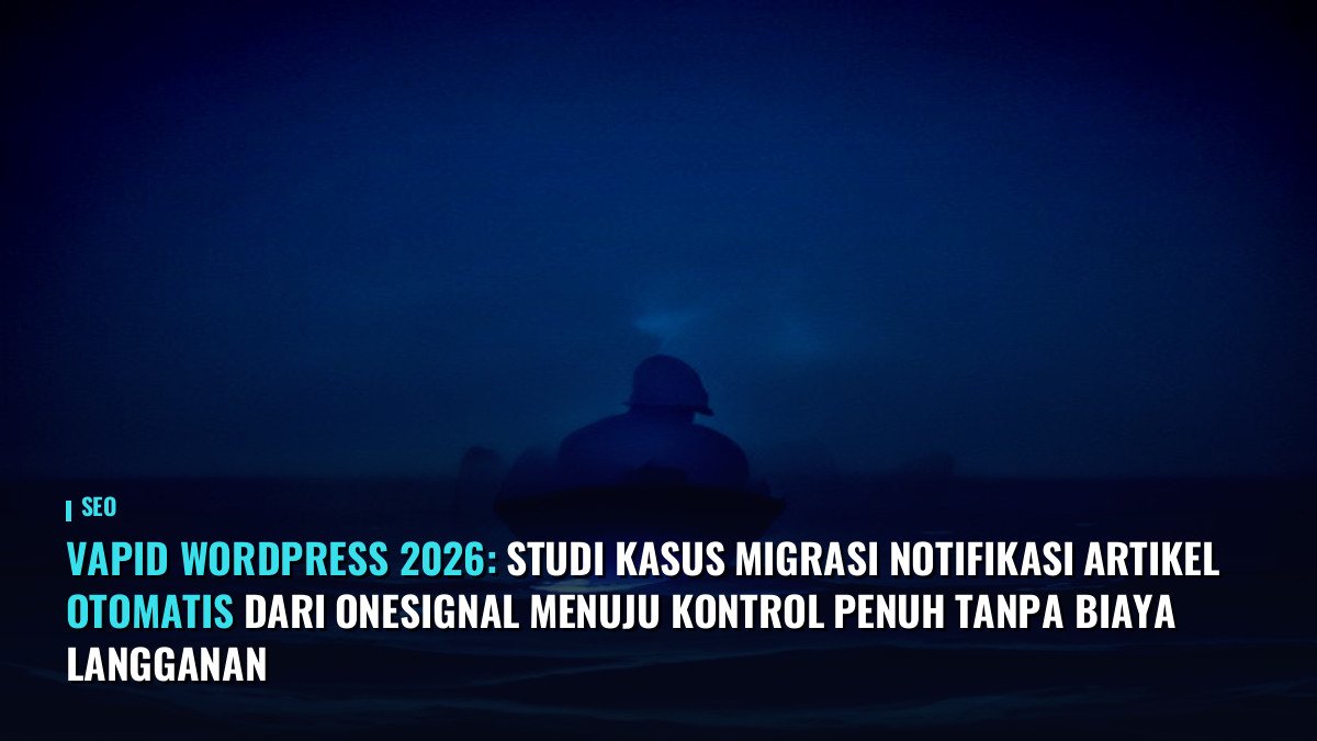 VAPID WordPress 2026: Studi Kasus Migrasi Notifikasi Artikel Otomatis dari OneSignal Menuju Kontrol Penuh Tanpa Biaya Langganan